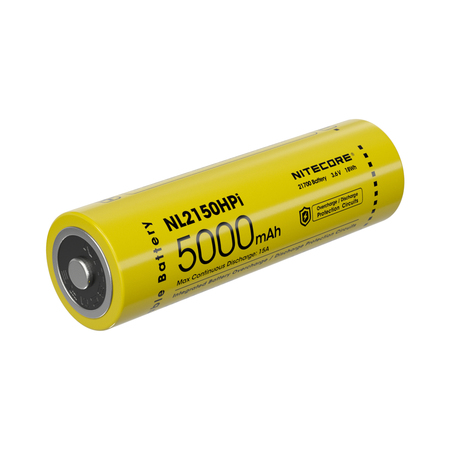 Nitecore NL2150HPi >15A 5000mAh 21700 Rechargeable Battery NL2150HPi
